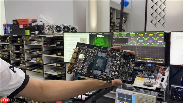 RTX 5070 Ti烧毁 出现一个大洞！竟然嫁接RX 580救活了