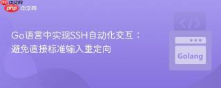 Go语言中实现SSH自动化交互：避免直接标准输入重定向