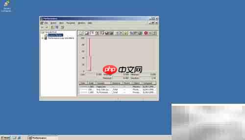 Server 2003中打开Performance程序