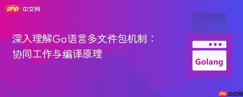 深入理解Go语言多文件包机制:协同工作与编译原理