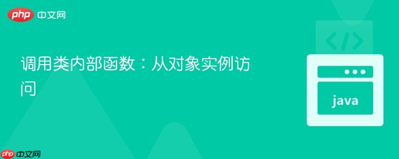 调用类内部函数：从对象实例访问