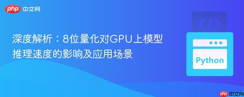 深度解析：8位量化對GPU上模型推理速度的影響及應(yīng)用場景