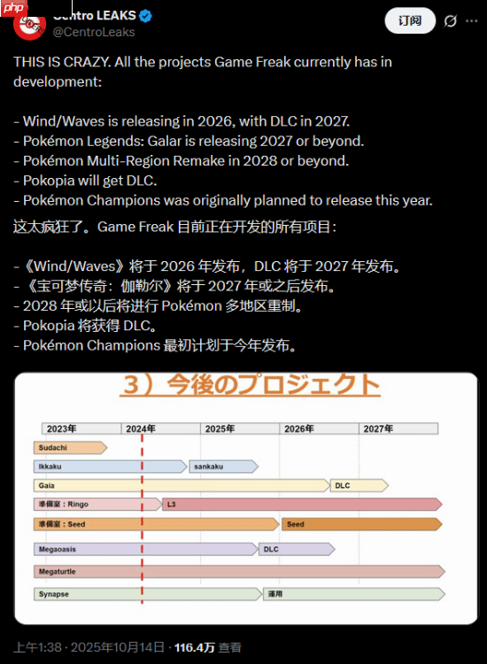 曝“宝可梦传说3”以《宝可梦：剑/盾》为舞台！部分设计灵感来自《异度神剑X》