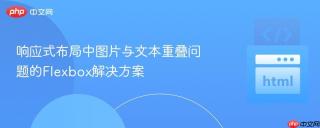 响应式布局中图片与文本重叠问题的Flexbox解决方案