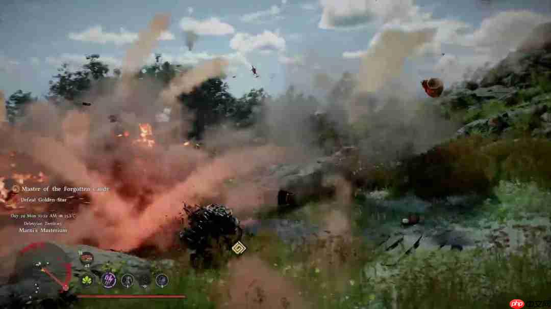 《红色沙漠》全新9分钟实机 大战机械黄金巨龙