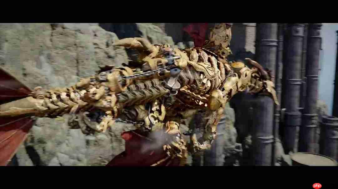 《红色沙漠》全新9分钟实机 大战机械黄金巨龙