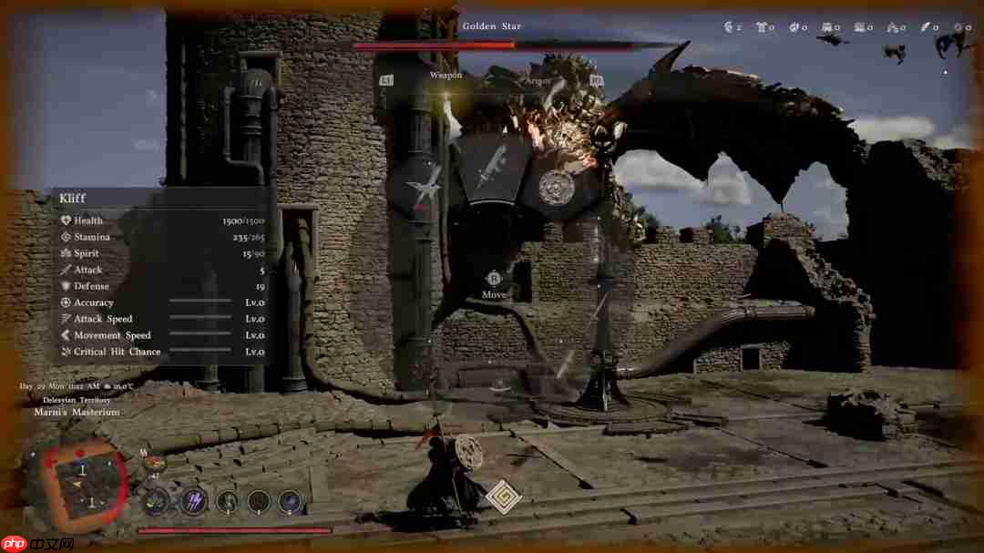 《红色沙漠》全新9分钟实机 大战机械黄金巨龙