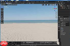 blender如何快速建模一片绿树叶