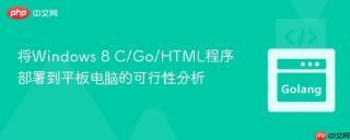将Windows 8 C/Go/HTML程序部署到平板电脑的可行性分析