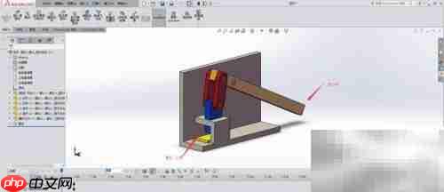 solidworks仿真部件变形分析