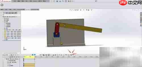 SolidWorks仿真部件变形分析