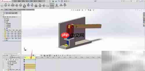 SolidWorks仿真部件变形分析