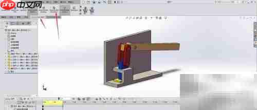 SolidWorks仿真部件变形分析