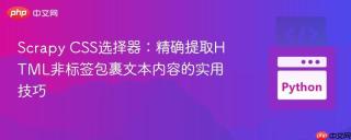 Scrapy CSS选择器：精确提取HTML非标签包裹文本内容的实用技巧