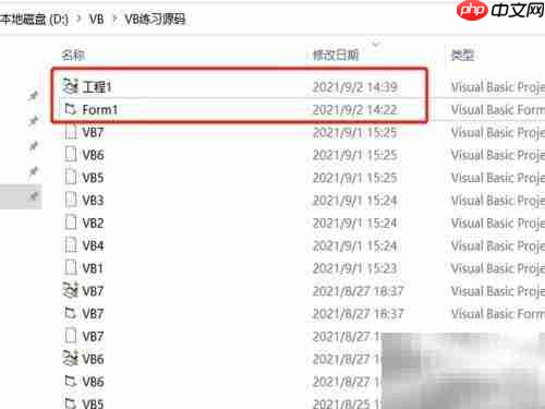 VB工程保存方法