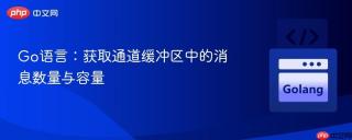 Go语言:获取通道缓冲区中的消息数量与容量