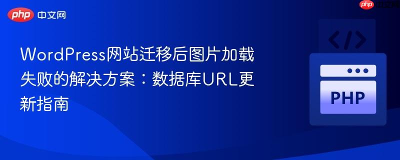 WordPress网站迁移后图片加载失败的解决方案:数据库URL更新指南