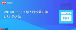 WP All Import 导入时设置正确 URL 的方法