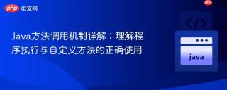 Java方法调用机制详解：理解程序执行与自定义方法的正确使用