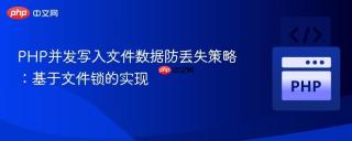 PHP并发写入文件数据防丢失策略：基于文件锁的实现