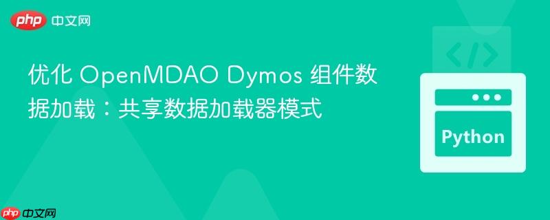 优化 OpenMDAO Dymos 组件数据加载：共享数据加载器模式
