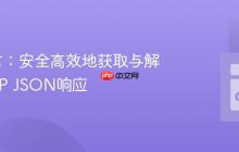 Go语言:安全高效地获取与解析HTTP JSON响应