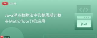 Java浮点数除法中的整周期计数与Math.floor()的应用