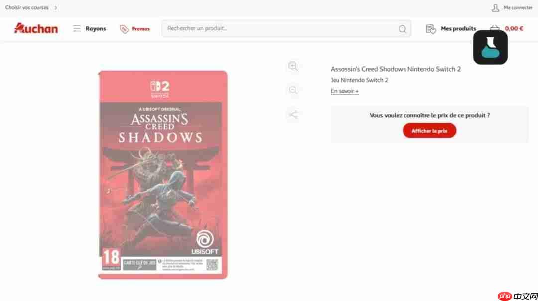 《刺客信条:影》Switch 2发售日泄露:12月5日