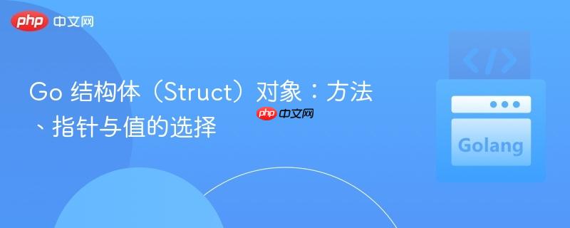 Go 结构体（Struct）对象：方法、指针与值的选择