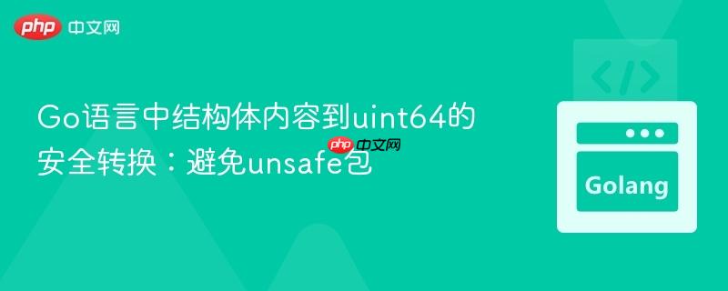 Go語言中結(jié)構(gòu)體內(nèi)容到uint64的安全轉(zhuǎn)換：避免unsafe包
