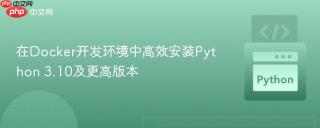 在Docker开发环境中高效安装Python 3.10及更高版本