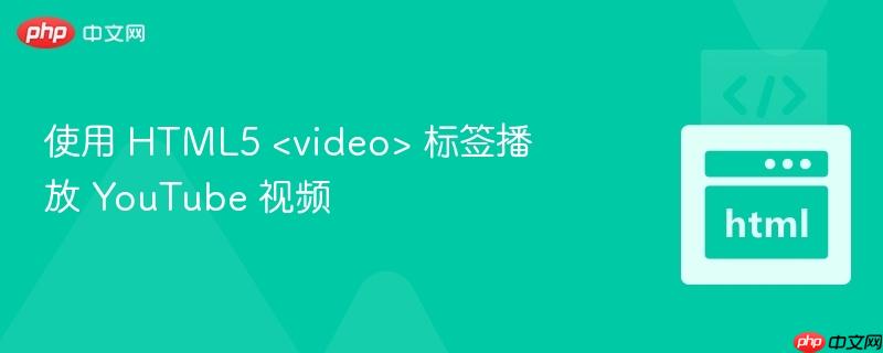使用 html5 <video> 标签播放 <a   style=