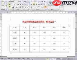 如何修改word2013表格多行高度