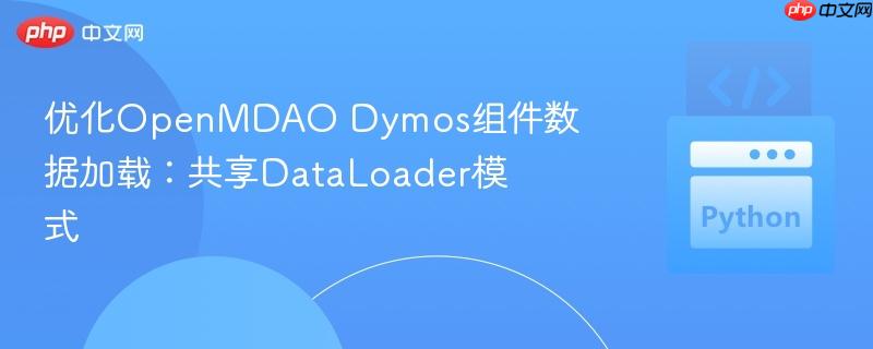 优化OpenMDAO Dymos组件数据加载：共享DataLoader模式
