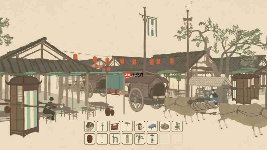 古風(fēng)休閑造景游戲《重檐》現(xiàn)已開放Steam新品節(jié)Demo
