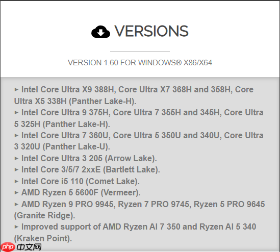 确实有新名字！硬件工具确认Intel Panther Lake：3个系列12个版本
