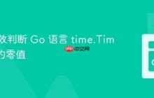 如何高效判断 Go 语言 time.Time 类型的零值