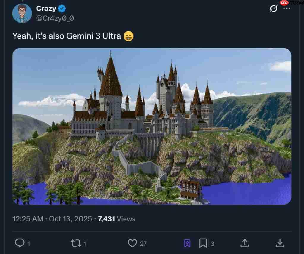  前端危！Gemini 3 内测结果获网友一致好评，“有史以来最强前端开发模型” 