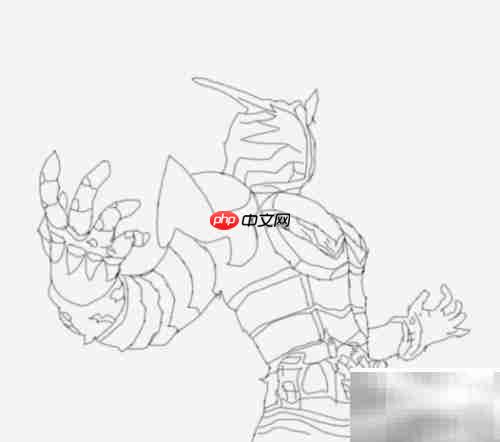 假面骑士Build绘画教程