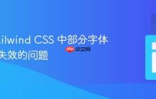 解决 Tailwind CSS 中部分字体大小类失效的问题