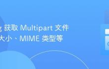 Golang 获取 Multipart 文件信息:大小、MIME 类型等