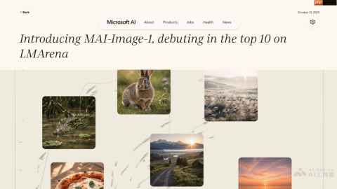 MAI-Image-1— 微软推出的首款自研图像生成式AI模型