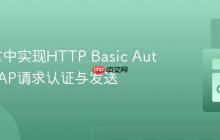 Go语言中实现HTTP Basic Auth的SOAP请求认证与发送