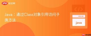Java：通过Class对象引用访问子类方法
