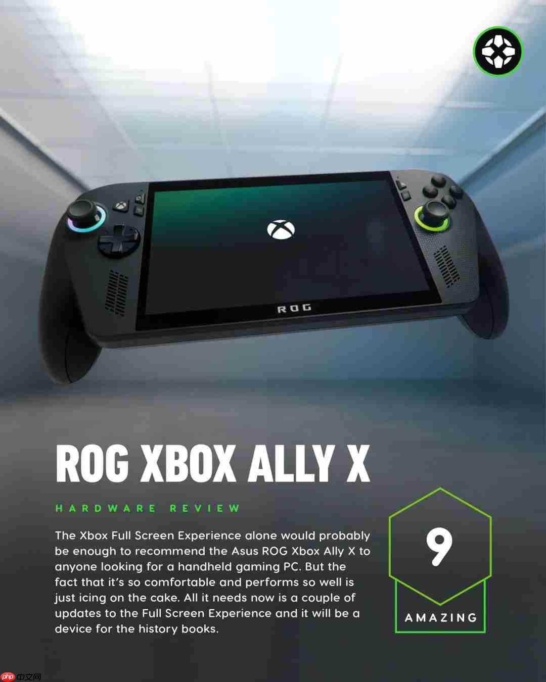 Xbox Ally X IGN 9分：當前最好的掌上游戲PC