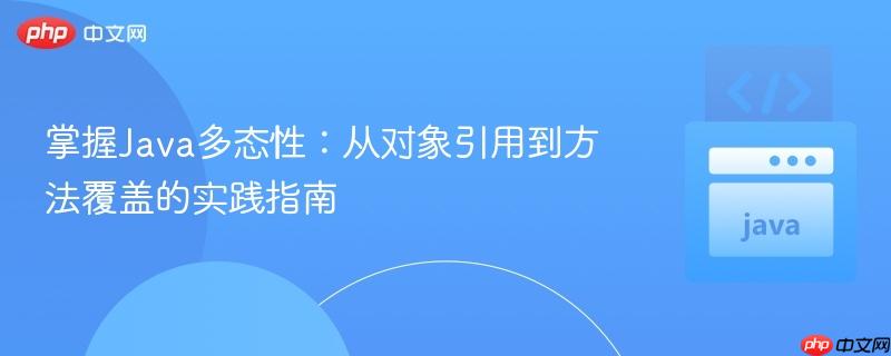 掌握Java多态性:从对象引用到方法覆盖的实践指南