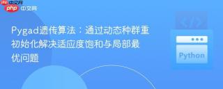 Pygad遗传算法：通过动态种群重初始化解决适应度饱和与局部最优问题