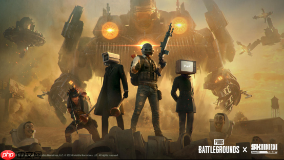 马桶人入侵《PUBG》,勇闯破镜米拉玛