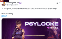 《剑星》绝美灵蝶服装Mod获盛赞：作者真的应该被招安！