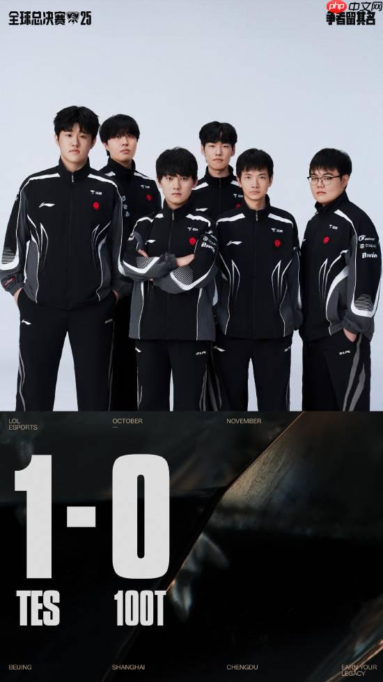 替兄弟"報仇"！TES戰(zhàn)勝100T 氣勢如虹挺進2-0組